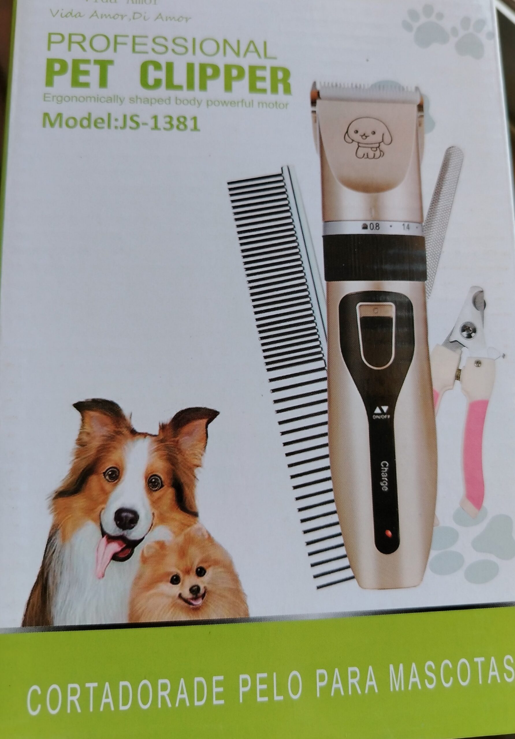 MAQUINA CORTA PELO MASCOTAS DORADA - Image 2