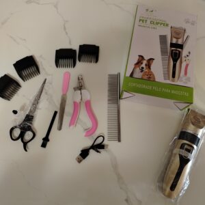 MAQUINA CORTA PELO MASCOTAS DORADA