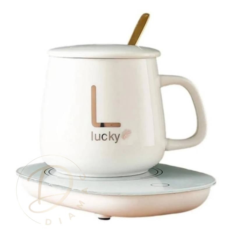 TAZA CALENTADORA DE TE BLANCA - Image 2