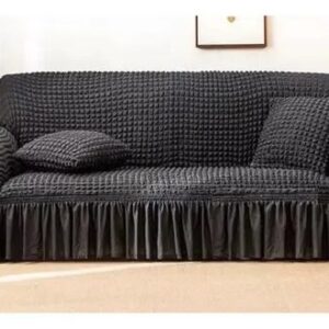 FUNDA CUBRE SILLON ELÁSTICO 3 CUERPOS NEGRO TURCO
