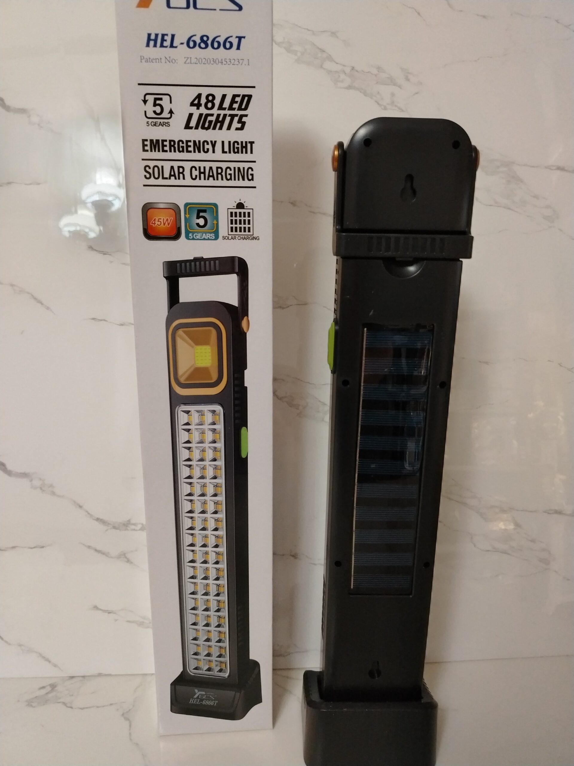 LAMPARA DE EMERGENCIA 48LED SOLAR/ USB - Image 3