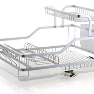 ESCURRIDOR DE ALUMINIO 2 NIVELES