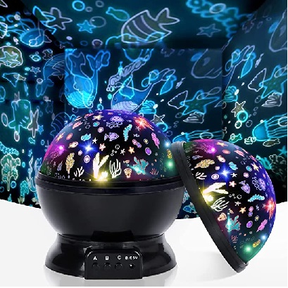 LAMPARA ESPANTA CUCOS FONDO MARINO