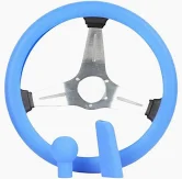 KIT CUBRE VOLANTE COLOR CELESTE