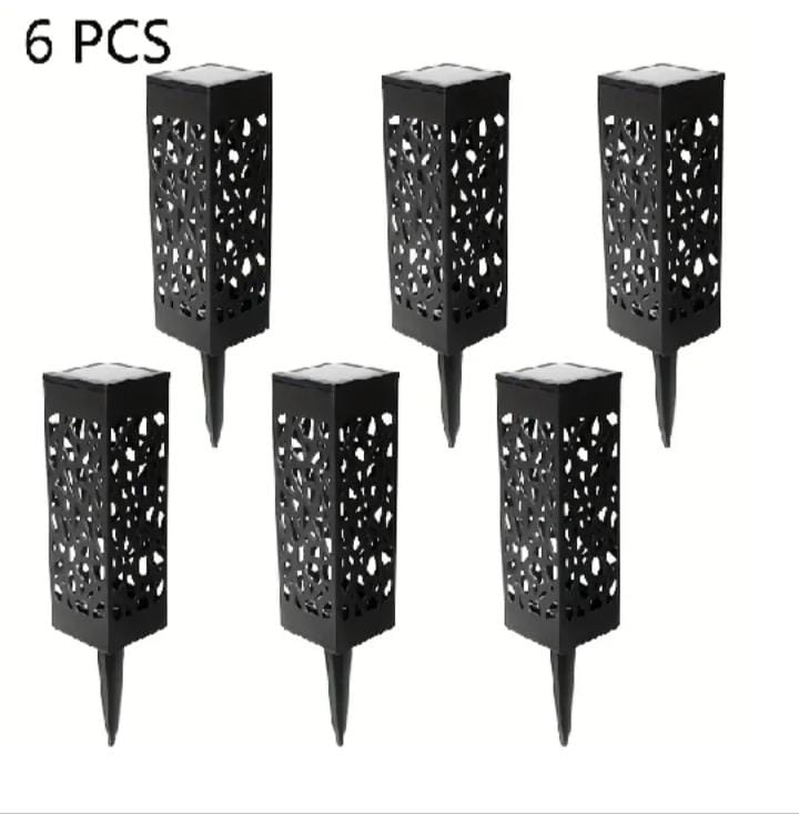 LAMPARA SOLAR PARA JARDIN X6