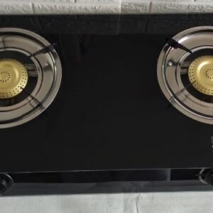 COCINA ENCIMERA VIDRIO 2 HORNILLAS A GAS