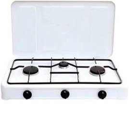 COCINA ENCIMERA 3 HORNILLAS A GAS