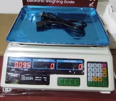 PESA BALANZA DIGITAL DE ACERO INOXIDABLE 40Kg