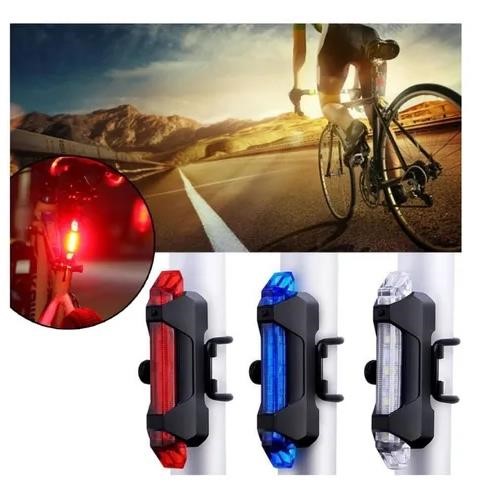 LUZ LED RECARGABLE CON USB PARA BICICLETAS Y SCOOTER