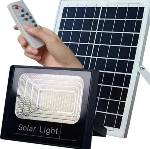 LAMPARA LED CON PANEL SOLAR 120W