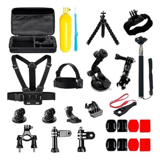 MALETA DE ACCESORIOS GO PRO 28 PIEZAS