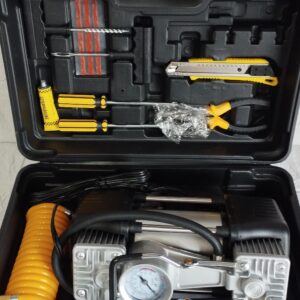 COMPRESOR DE AIRE DOBLE CON HERRAMIENTA