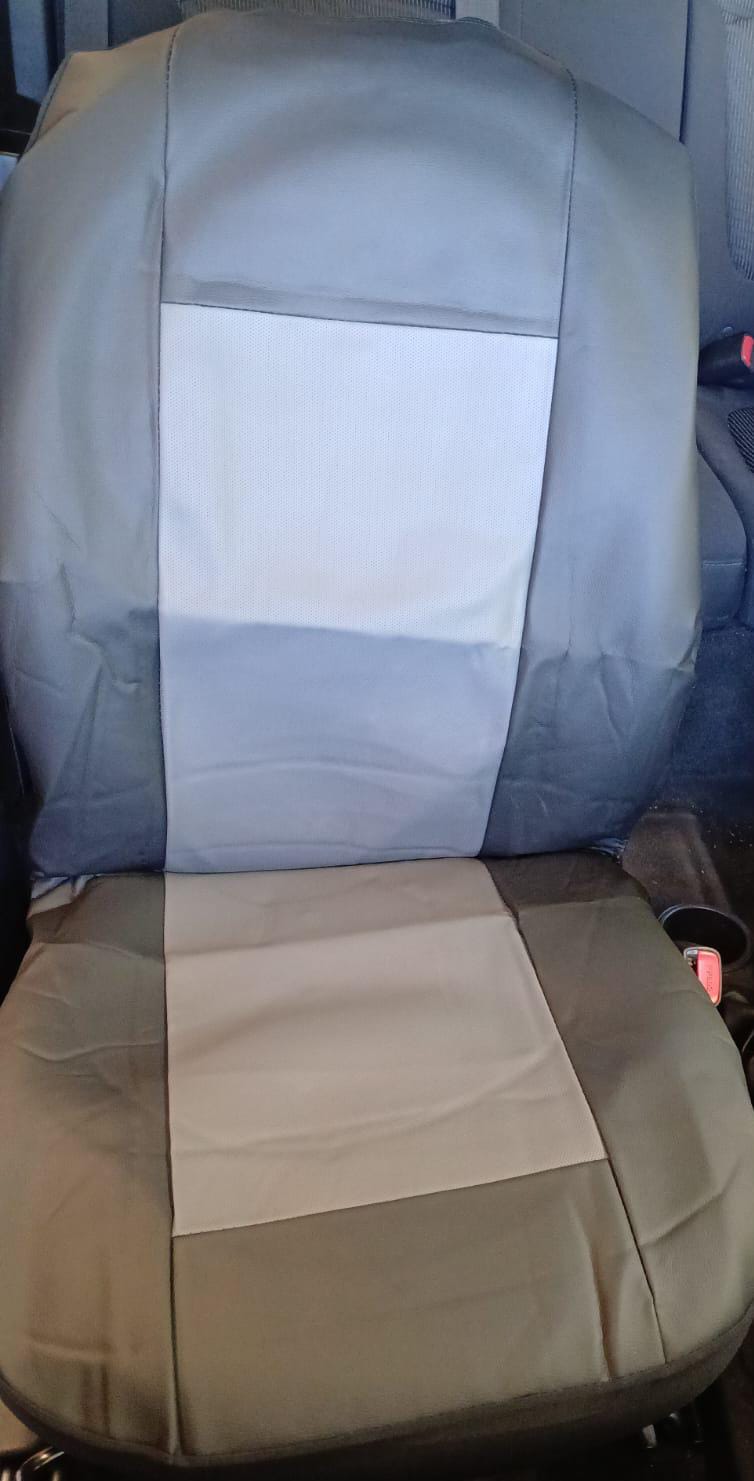 CUBRE ASIENTOS DEPORTIVOS PARA AUTO GRIS