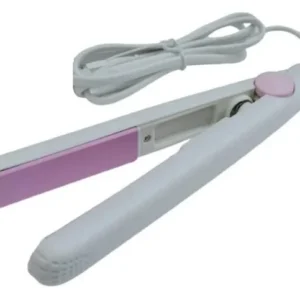 MINI PLANCHA PARA CABELLO BLANCO