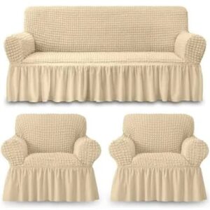 CUBRE SILLON 3C Y 1C COLOR BEIGE
