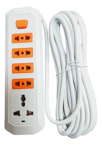 ALARGADOR REGLETA 4 CONEXIONES 10MTS