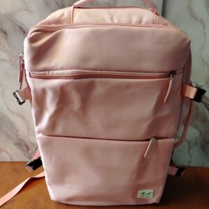MOCHILA VIRAL VIAJERA ROSADA