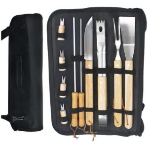SET PARRILLERO 10 PIEZAS CON BOLSO