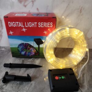 MANGUERA LUCES SOLAR DE NAVIDAD CÁLIDA 10MT