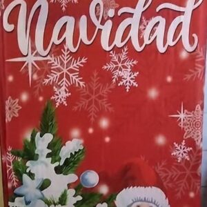 FUNDA PARA PUERTA DISEÑO NAVIDAD